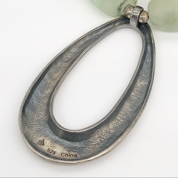 SILPADA Prehnite & .925 Silver Necklace N1806 EUC - Picture 4 of 4